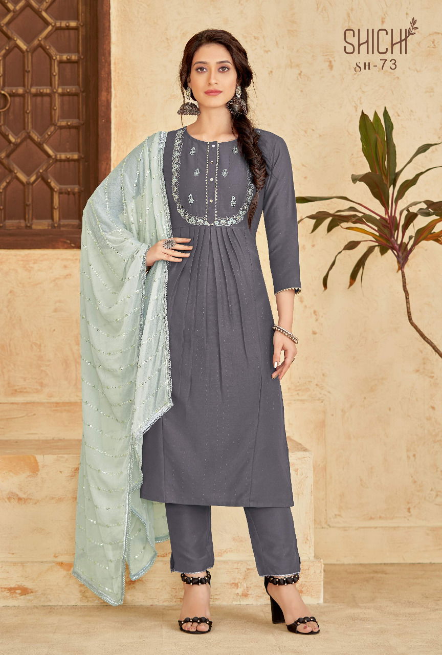 Shichi Fanaa Wholesale Kurti With Bottom Dupatta Collection